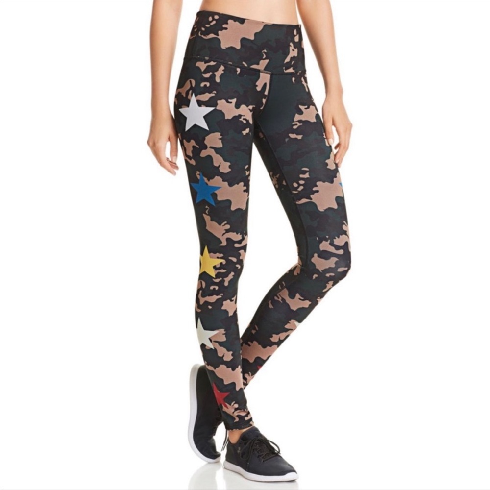 Noli Combat Camo Star Print Leggings SZ XS VGUC